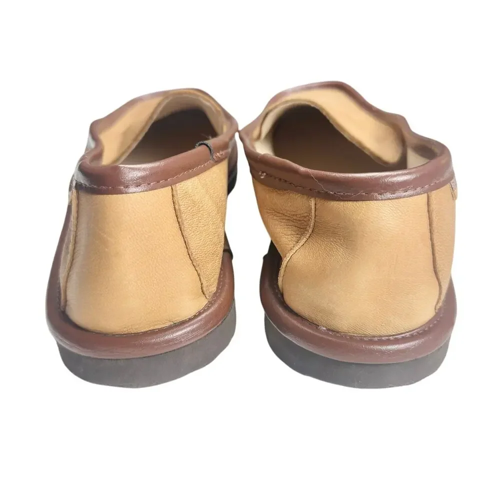 L.B. Evans | Men | Genuine Deerskin Extra Wide Moccasin Slippers | 12 EEE